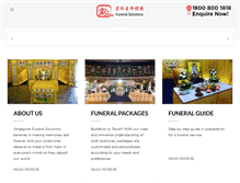 Tablet Screenshot of funeralsolutions.com.sg