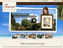 Tablet Screenshot of funeralsolutions.net
